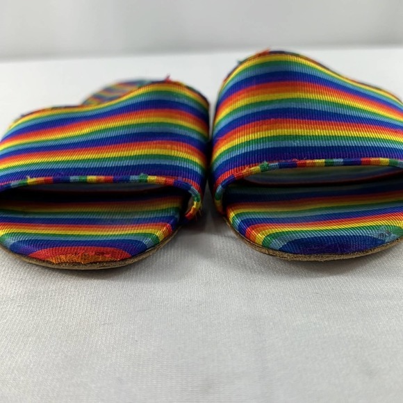 TABITHA SIMMONS Sprinkles Rainbow Slides Size 37 (US 6.5/7) - Picture 8 of 11
